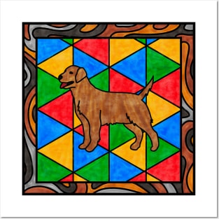 Colorful Dog Artwork Posters and Art